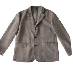Express Men’s Wool Blend Blazer Slim Fit XL Taupe Gray Jacket